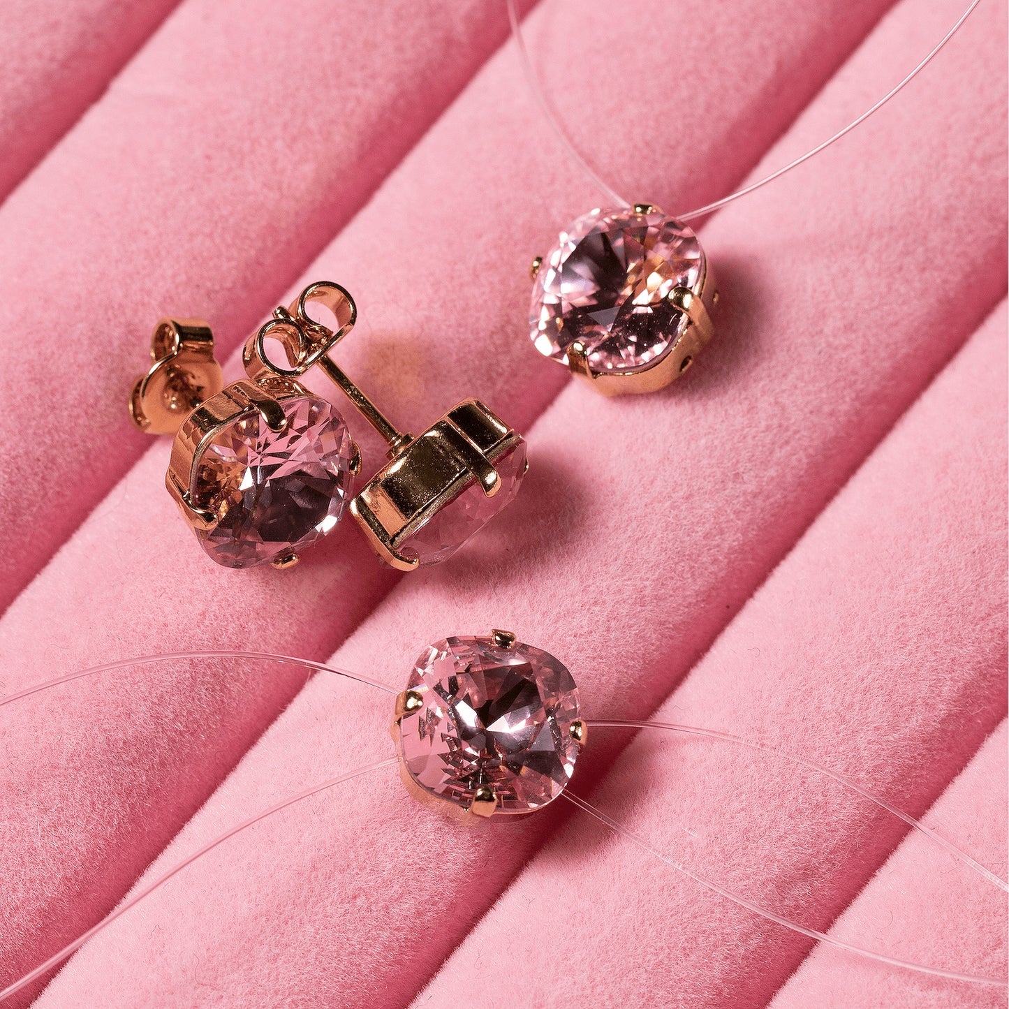Crystal letter necklace