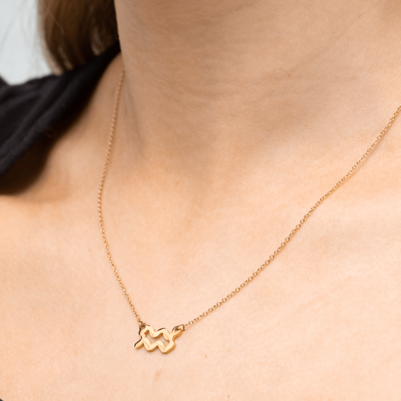 Eleganta kaklarota ar zodiaka jeb horoskopa zīmi