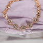 Klasiska rozā zelta rokassprādze 'MAIJA'
