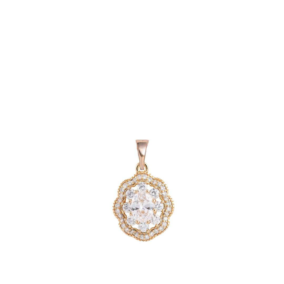 Rose Gold kaklarota Anna bez ķēdītes