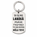 Atslēgu piekariņi ar gravējumiem “Labākā māsa”