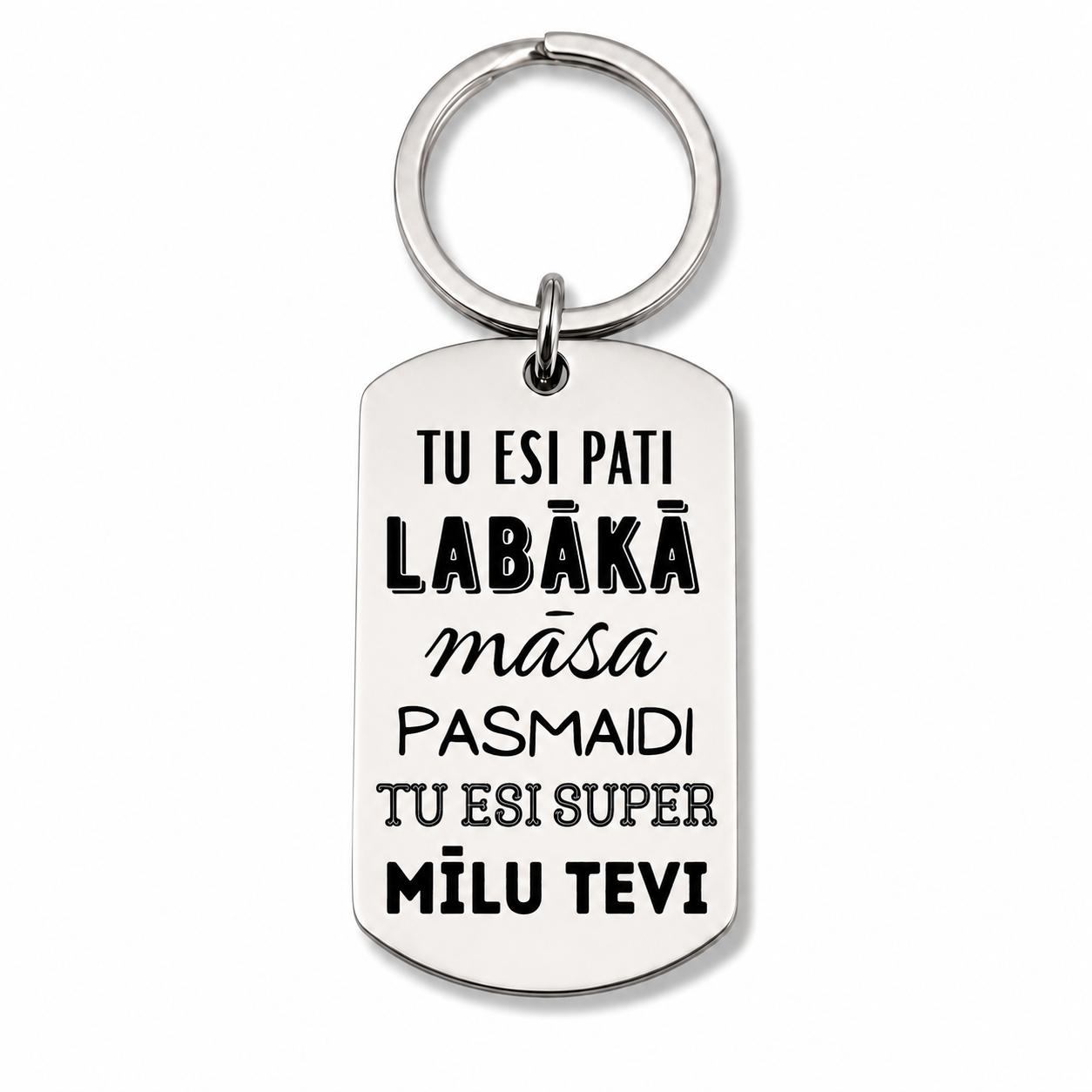 Atslēgu piekariņi ar gravējumiem “Labākā māsa”