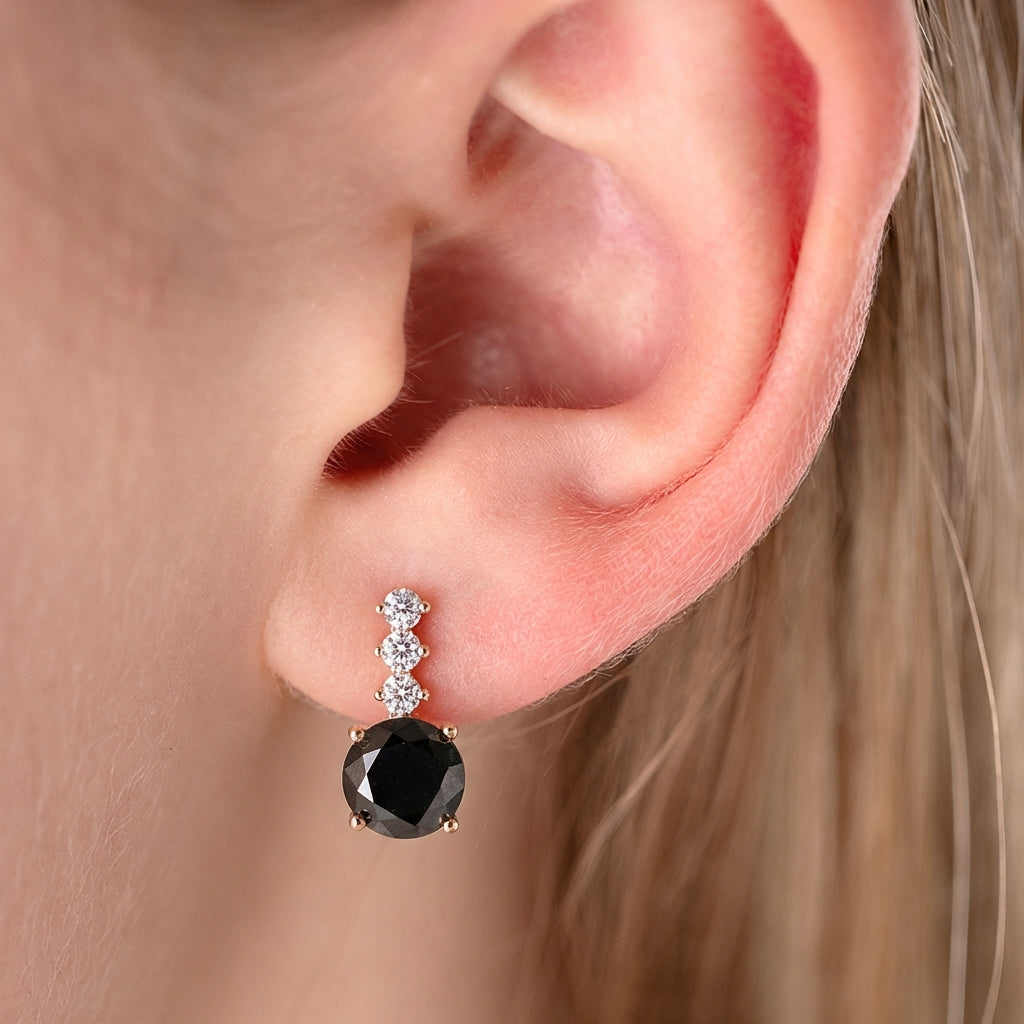 Smalki nagliņauskari ar kristāliem 'CHLOE'