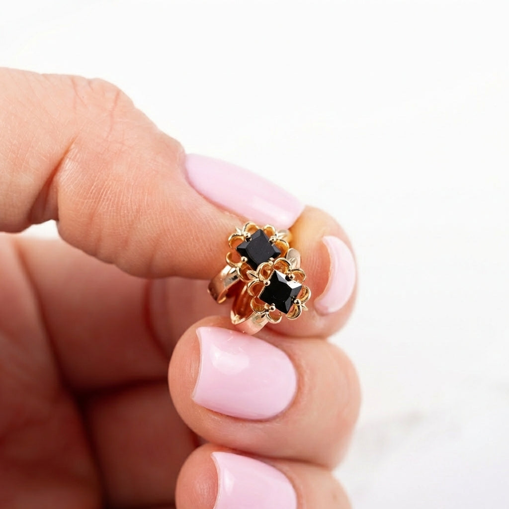 
24k apzeltīti auskari, kas nesūbē un nesatur kadmiju, mitrumizturīgs