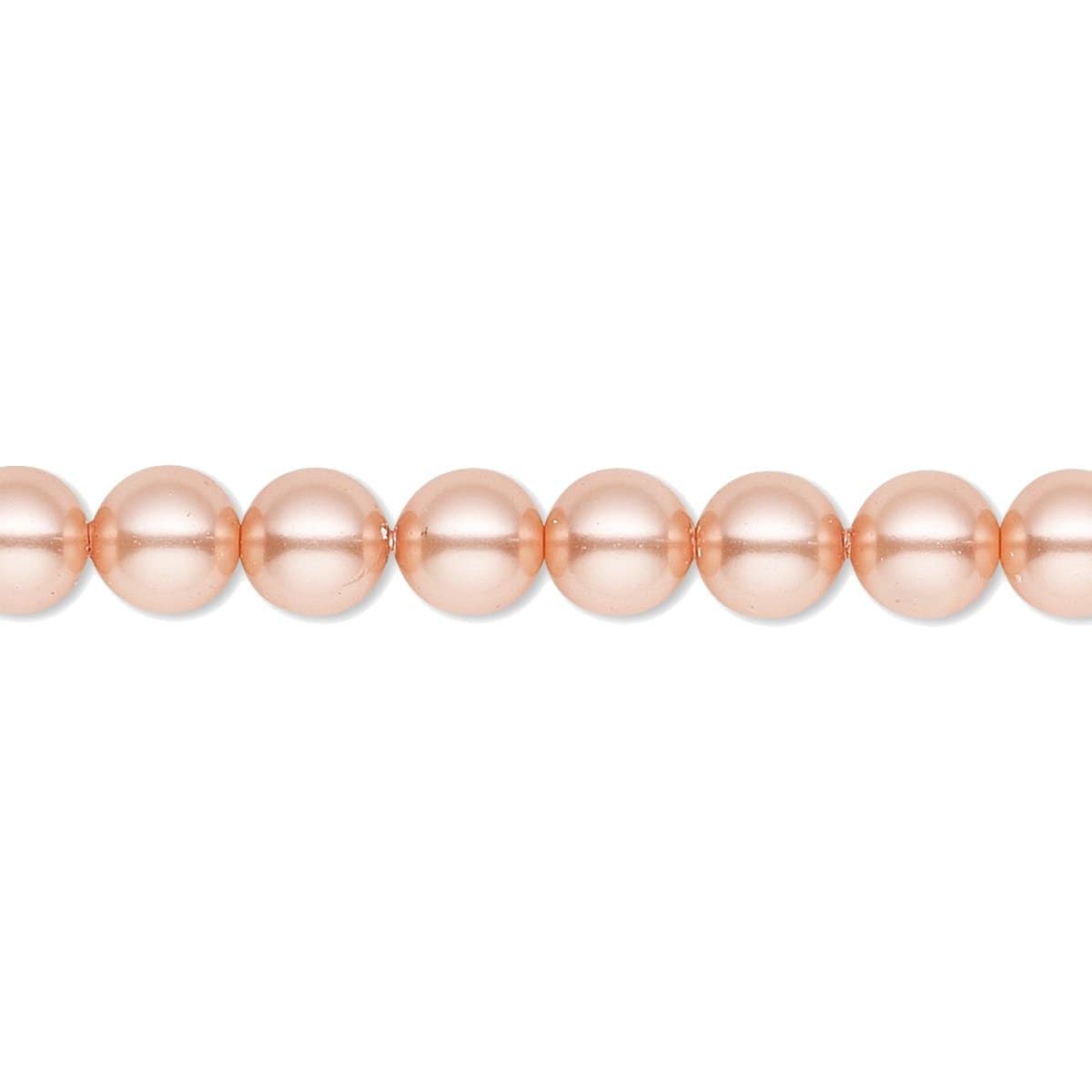  Kājas ķēdīte no persiku krāsas pērlēm 
